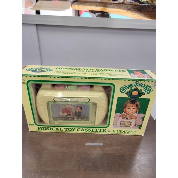 Cabbage Patch Kids Musical Toy Cassette with Headset - Picture 1 of 6